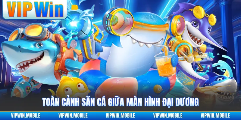 Toàn cảnh săn cá giữa màn hình đại dương